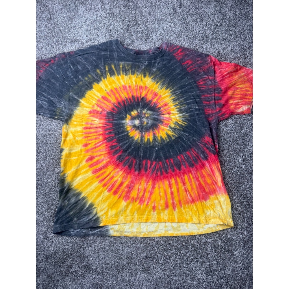 Vintage 90s Hanes Heavyweight Single Stitch Tie Dye T-Shirt Oversized